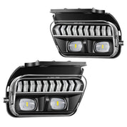 OKSIWA LED Fog Lights with Day Running Light for Chevy Silverado 2003-2006 All Models,Avalanche 2002-2006,White DRL, Amber Turn Signal, Pickup Truck Driving Fog Lamps, Clear Lens
