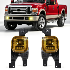 DOT Approved LED Fog Light for 2008–2010 Ford F-250 F-350 F-450 Super Duty, Plug & Play, 1 Pair-1