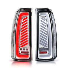 Sequential Clear LED Tail Lights with Startup Animation for 2003-2006 Chevy Silverado Plug & Play Waterproof-8