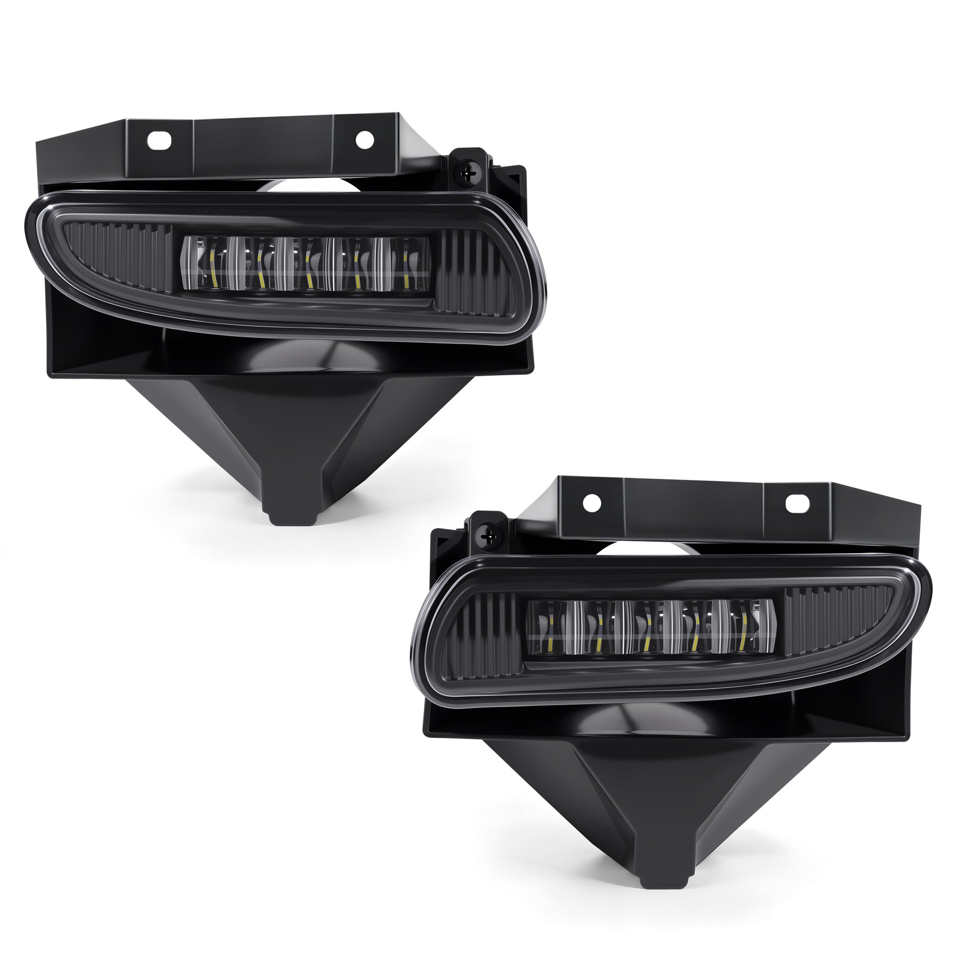 OKSIWA Fog Lights Assembly Compatible with 1999-2004 Ford Mustang, Bumper Driving Fog lamp Assembly Replacement (LED Fog Lights)-7