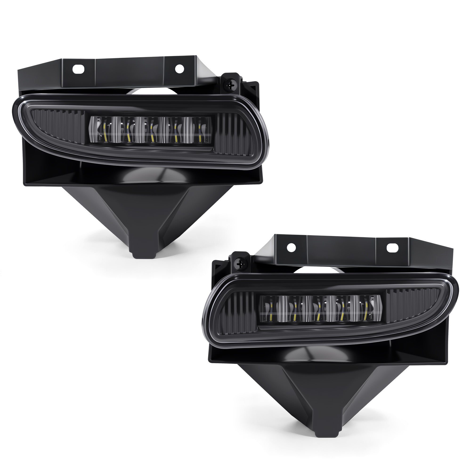 OKSIWA Fog Lights Assembly Compatible with 1999-2004 Ford Mustang, Bumper Driving Fog lamp Assembly Replacement (LED Fog Lights)-7