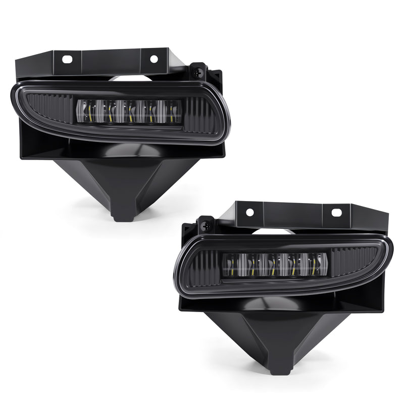 OKSIWA Fog Lights Assembly Compatible with 1999-2004 Ford Mustang, Bumper Driving Fog lamp Assembly Replacement (LED Fog Lights)-7