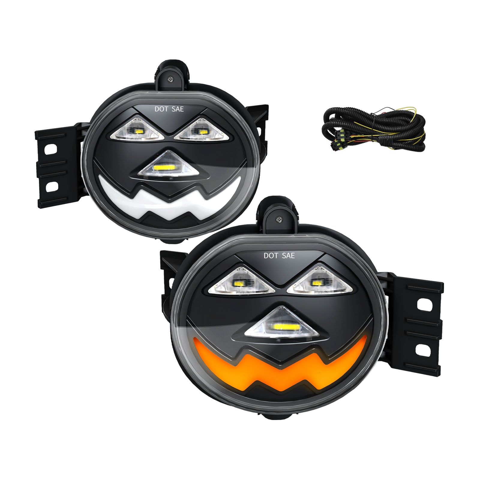OKSIWA Led Fog Lights with DRL&Turn signal for 2002-2008 Dodge Ram 1500,2003-2009 Ram 2500 3500 Pickup Truck,2004 2005 2006 Durango Upgraded and Modified Fog Lamps 1 Pair-6