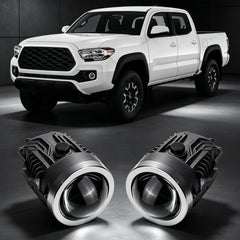 DOT Approved Laser LED Dual-Beam Fog Light, Universal Fit for Honda / Toyota / Acura / Lexus / Jeep / Chrysler / FIAT-1
