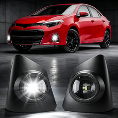 DOT Approved LED Fog Light for 2014–2016 Toyota Corolla S/SE, Wiring Harness Included, 1 Pair-1