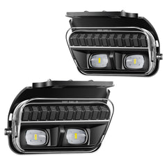 DOT Approved LED Fog Lights with Clear Lens for 2003-2006 Chevy Silverado & 2002-2006 Avalanche  Plug & Play-1