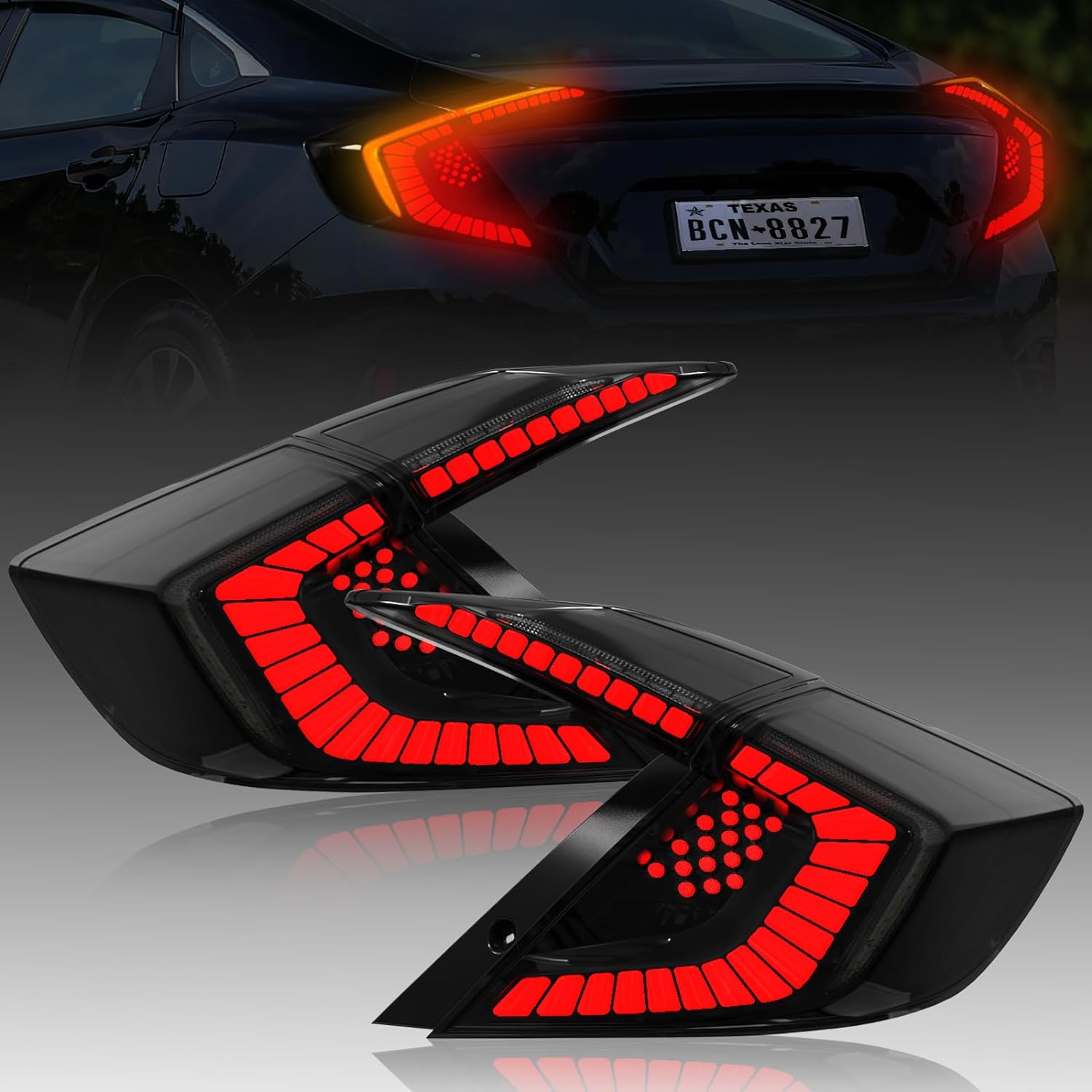 2019 Honda civic tail lights