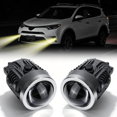 DOT Approved Laser LED Dual-Beam Fog Light, Universal Fit for Honda / Toyota / Acura / Lexus / Jeep / Chrysler / FIAT-1