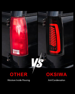 Animated Sequential LED Tail Lights for 1988-1998 Chevy GMC C/K Sierra, 92-99 Suburban Yukon, 95-99 Tahoe,Blazer,Cadillac Escalade Plug & Play-6