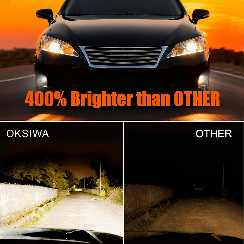 OKSIWA Fog Lights Compatible with 2010 2011 2012 Lexus ES350 Upgrade and Modified 1 Pair Fog Lamp, Fog Light Assembly-5