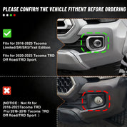 OKSIWA LED Front Bumper Fog Light for 2016-2023 Tacoma, DRL Daytime Running Lights with Amber Turn Signal, LED Fog Lamps Assemblies | 1 Pair