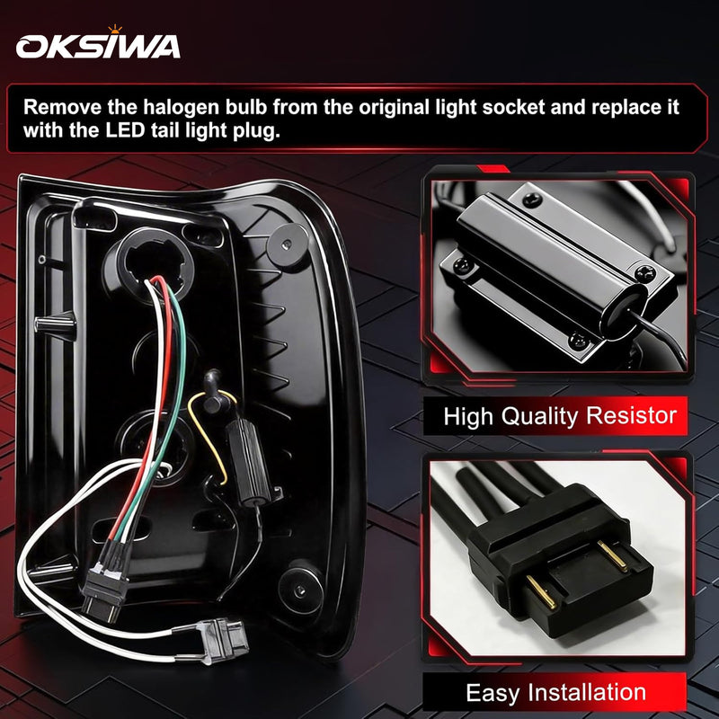 Animated Sequential LED Tail Lights Smoked for 2001-2011 Ford Ranger Plug & Play-4