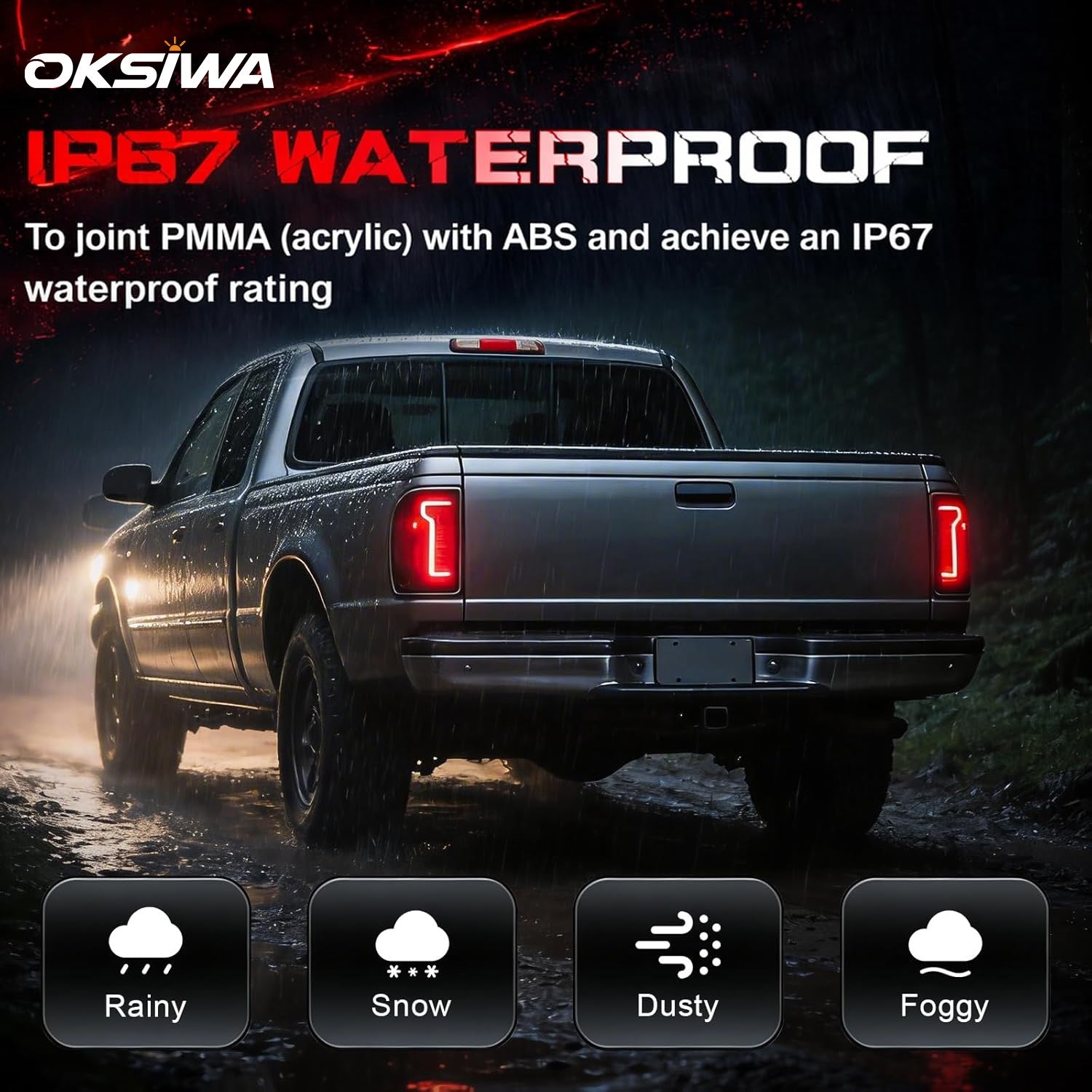Animated Sequential LED Tail Lights Smoked for 2001-2011 Ford Ranger Plug & Play-5