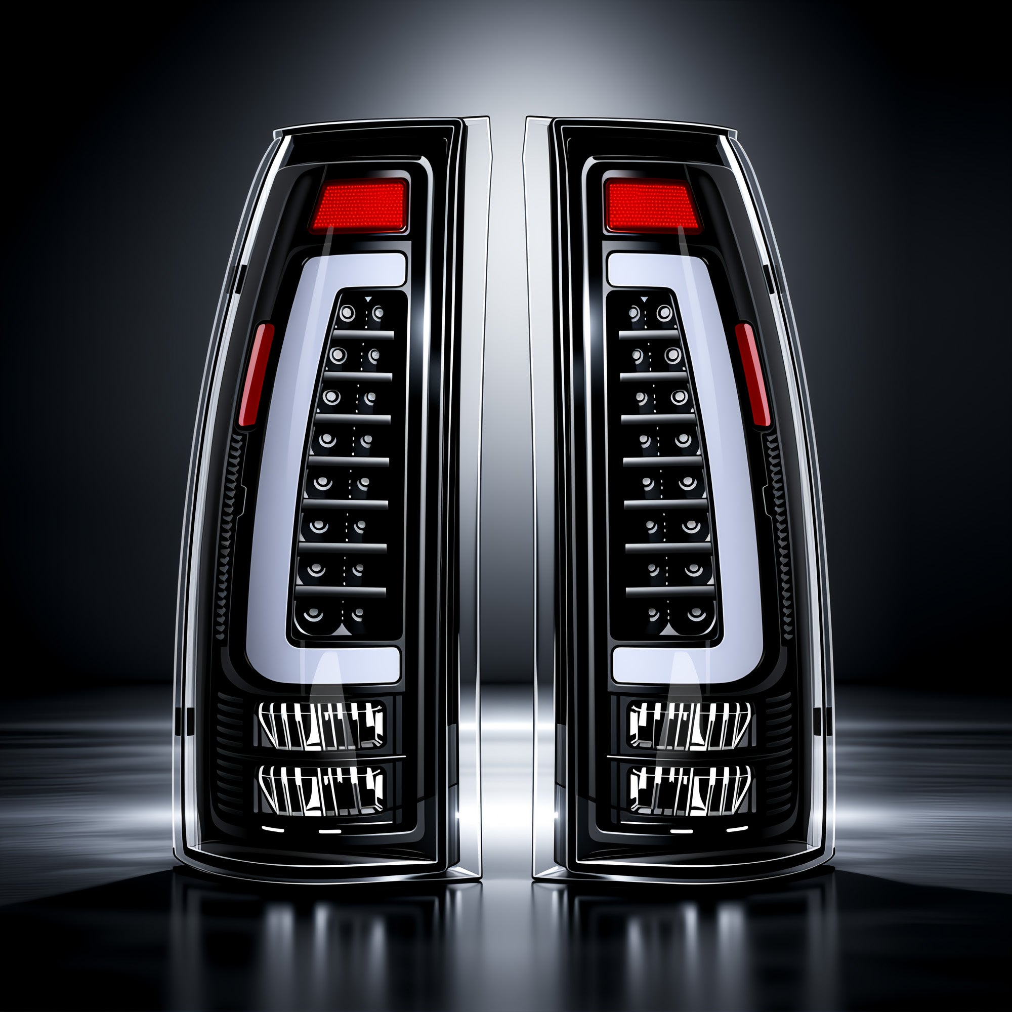LED Tail Lights for 1988-1998 Chevy GMC C/K Sierra, 92-99 Suburban Yukon, 95-99 Tahoe,Blazer,Cadillac Escalade Plug & Play-7