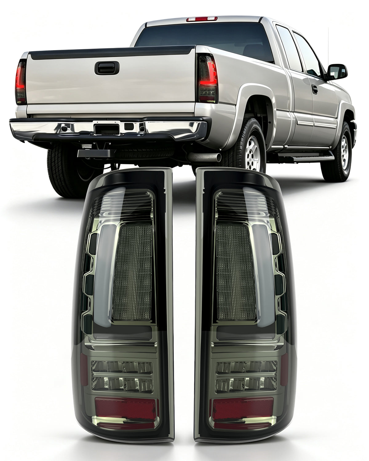 LED Tail Light for 2003–2006 Chevy Silverado,Plug and play-1