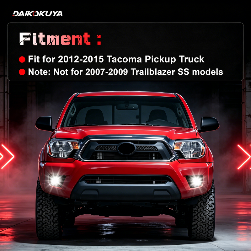 DOT Approved LED Fog Light for 2012–2015 Toyota Tacoma, 1 Pair-2