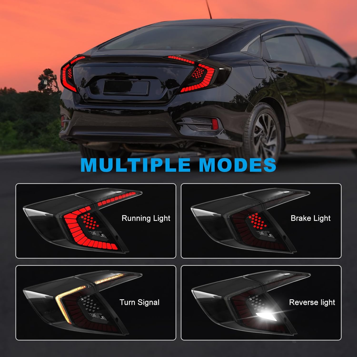 2018 Honda civic tail light