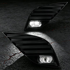 Full LED Fog Light Assembly for 2018–2020 Toyota Camry, Direct Replacement Plug & Play Upgrade, 1 Pair, Black Housing-6