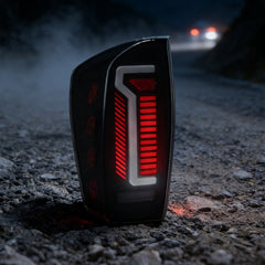 OKSIWA Full LED Tail Lights for 2016-2023 Toyota Tacoma with Smoked Lens & Dynamic Starting Animation (1 Pair)-7