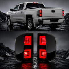LED Tail Light for 2014–2018 Chevy Silverado 1500 & 2019 Silverado 1500 LD, 15 - 19 Silverado 3500HD, 15 - 19 GMC Sierra 3500HD-6