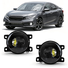 DOT Approved LED Fog Light for Honda Civic 2016–2025, Compatible with Civic Sedan/Hatchback/Sport Hatchback, 1 Pair-1
