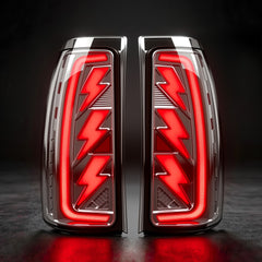 Animated Sequential Clear Lens LED Tail Lights for 2003-2006 Chevy Silverado Plug & Play-1