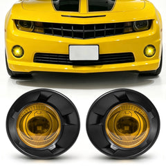 DOT Compliant Yellow LED Fog Lights for 2010-2013 Chevy Camaro Plug & Play-1