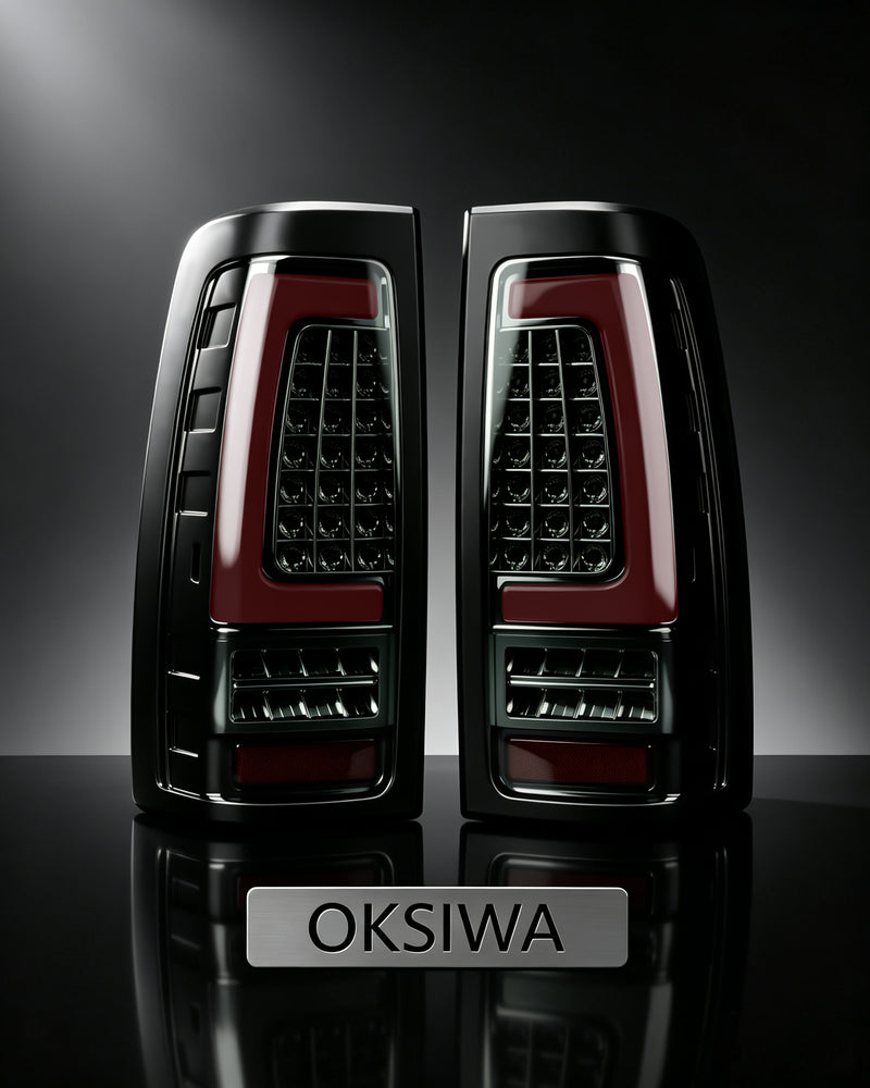 Smoked Full LED Tail Lights for 2003-2006 Chevy Silverado Plug & Play Waterproof-7