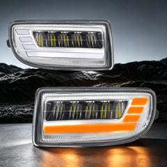 DOT Approved LED Fog Light with DRL for 1998–2007 Toyota Land Cruiser FJ100, 1 Pair-8