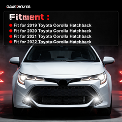 DOT Approved LED Fog Light with DRL for 2019–2022 Toyota Corolla Hatchback, Plug & Play, 1 Pair-3