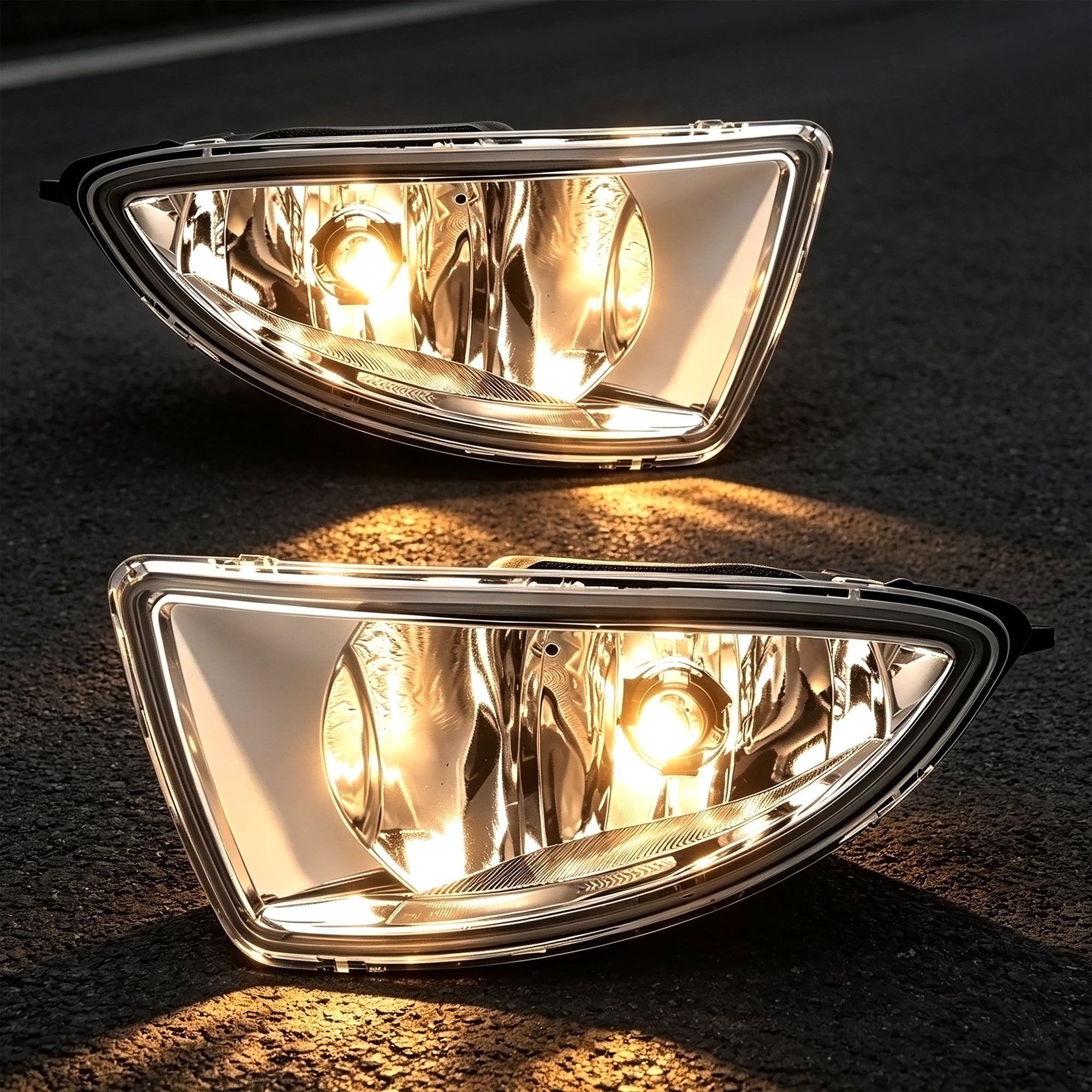 DOT Approved Halogen Fog Light for 2004–2005 Honda Civic Coupe & Sedan,  1 Pair-7