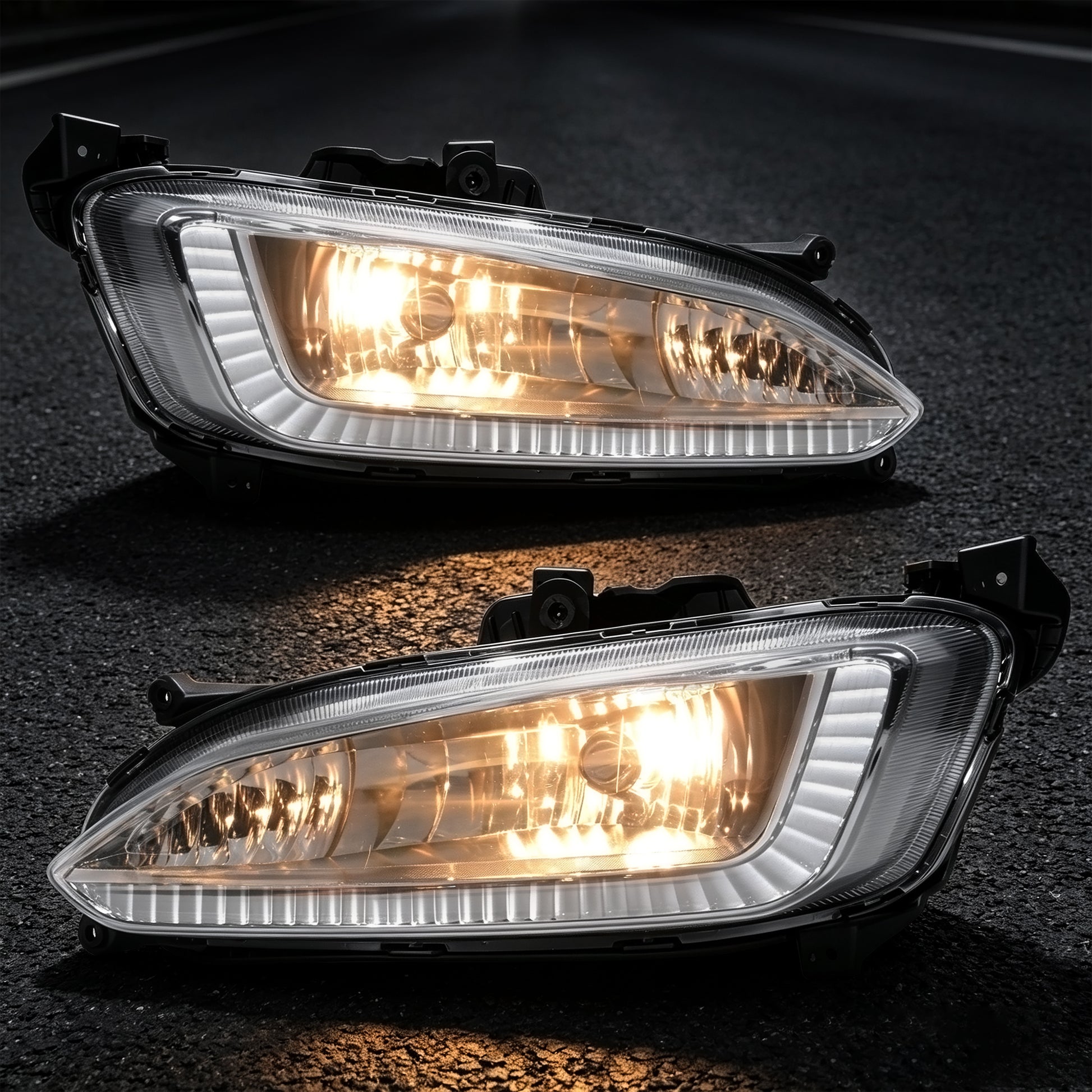 DOT Approved Fog Light for 2013–2016 Hyundai Santa Fe, Plug & Play, 1 Pair-7