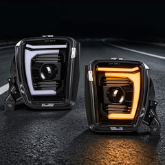 DOT Approved Sequential LED Fog Lights with Startup Animation for 2013-2018 Ram 1500 Clear Lens IP67 Waterproof Plug & Play 1 Pair-1