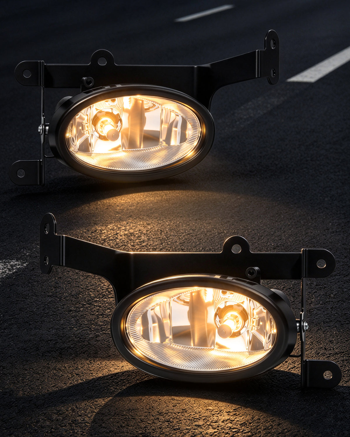DOT approved Fog Lights for 2006-2008 Honda Civic Coupe 2DR-7