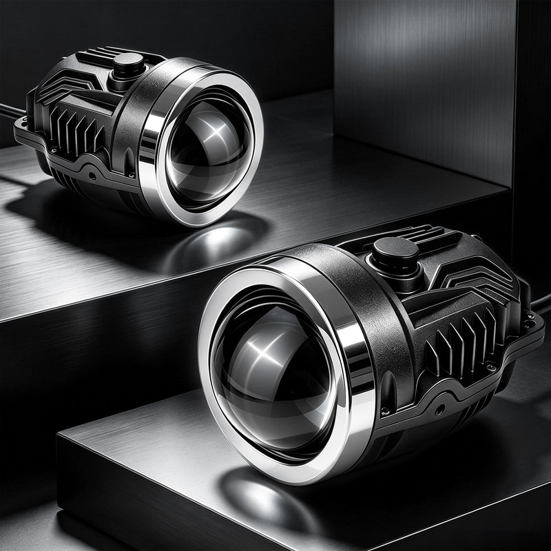 DOT Approved Laser LED Dual-Beam Fog Light, Universal Fit for Honda / Toyota / Acura / Lexus / Jeep / Chrysler / FIAT-8