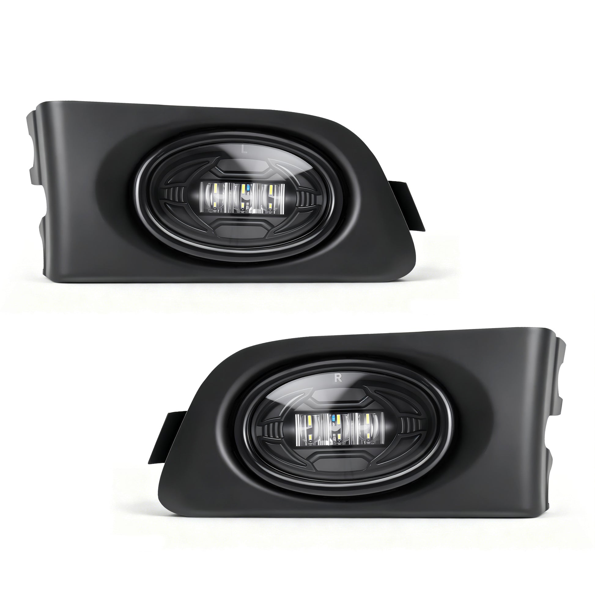 OKSIWA LED Fog Lights for 2001 2002 2003 Honda Civic Coupe 2DR,Front Bumper Driving Light, Fog Lamps Assembly Replacement With Switch, Wiring Harness, Plug and Play-8