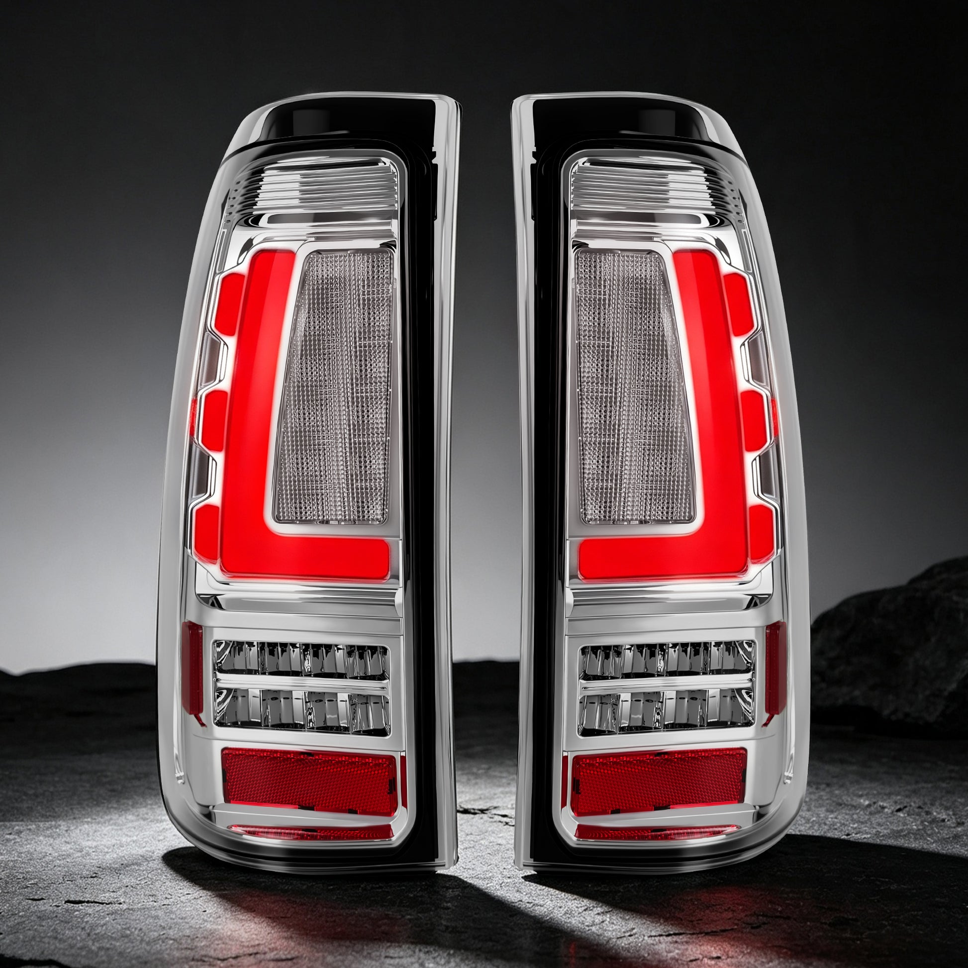 LED Tail Light for 2003–2006 Chevy Silverado,Plug and play-8