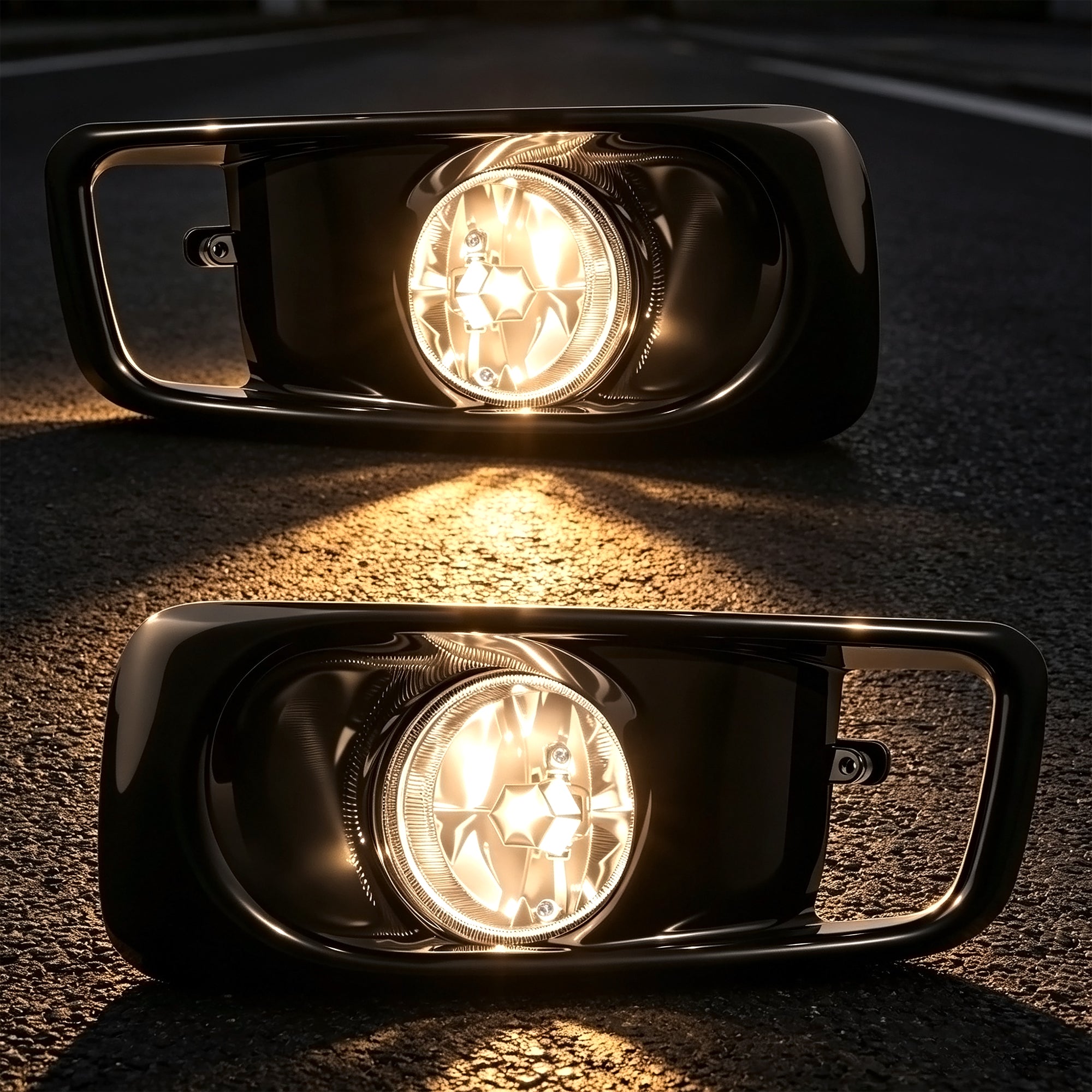 DOT Approved Fog Light for 1999–2000 Honda Civic, Plug & Play, IP67 Waterproof, 1 Pair-7