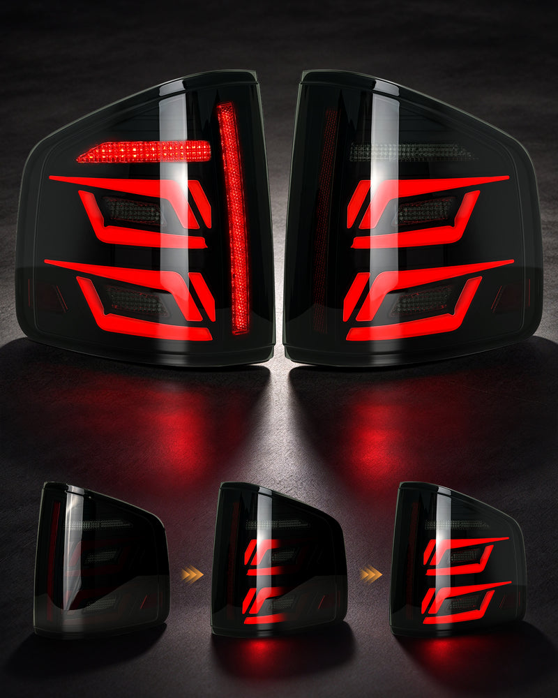 Sequential LED Tail Lights for 1994-2004 Chevy S10, GMC Sonoma, 1996-2000 Isuzu Hombre-7