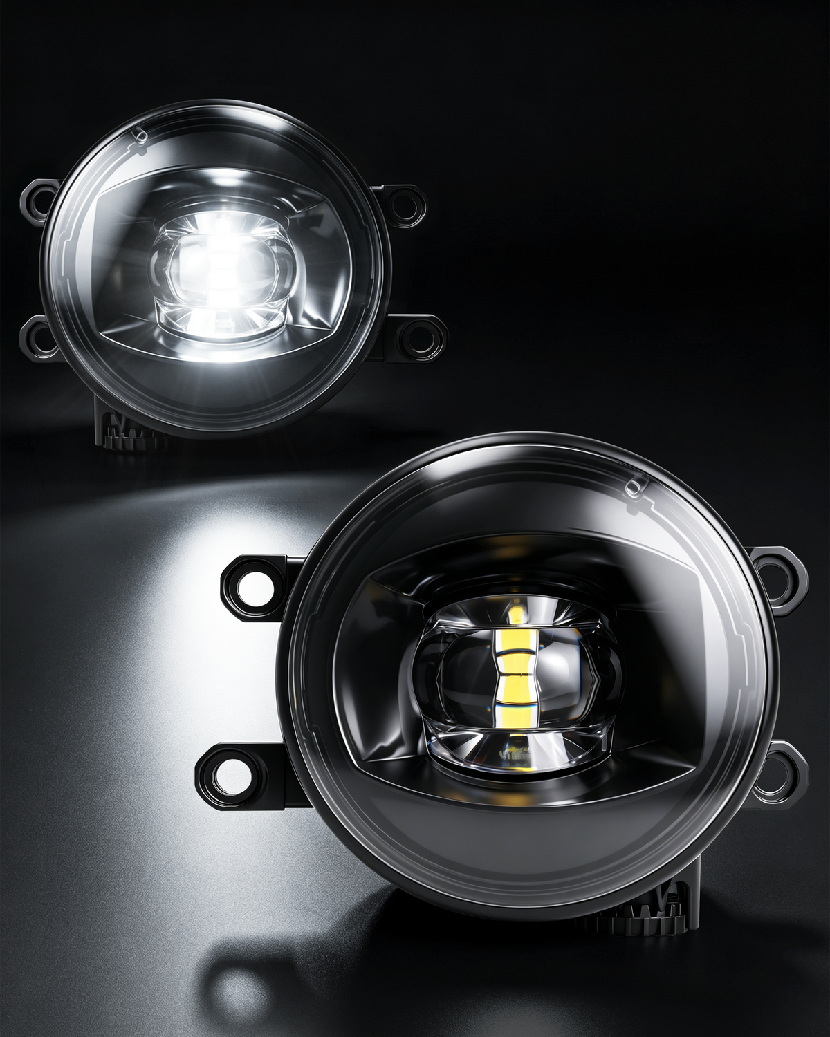 DOT Approved LED Fog Light with Lens for 2007–2014 Toyota Camry, 2009–2013 Corolla, 2006–2012 RAV4, 2012–2023 Tacoma & 2010–2013 Lexus RX350/RX450h, 2013–2015 ES350/ES300h/GS350-7
