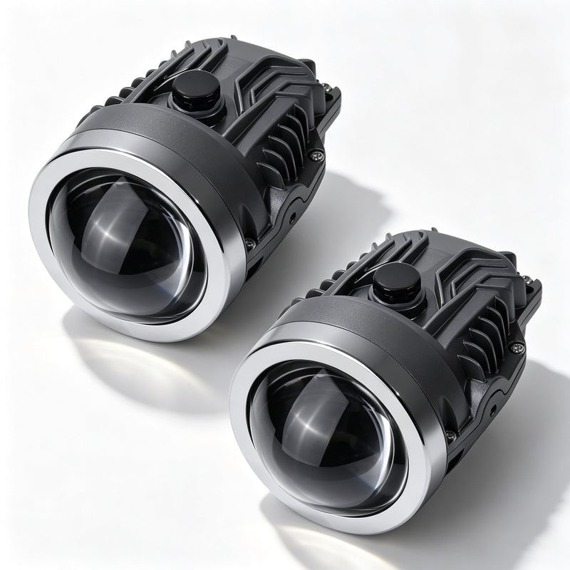 DOT Approved Laser LED Dual-Beam Fog Light, Universal Fit for Honda / Toyota / Acura / Lexus / Jeep / Chrysler / FIAT-8