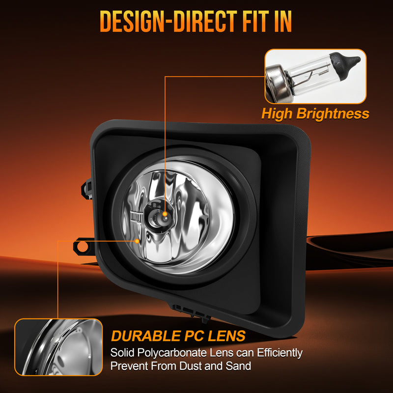 DOT approved Halogen Fog Light for 2014–2021 Toyota Tundra-5