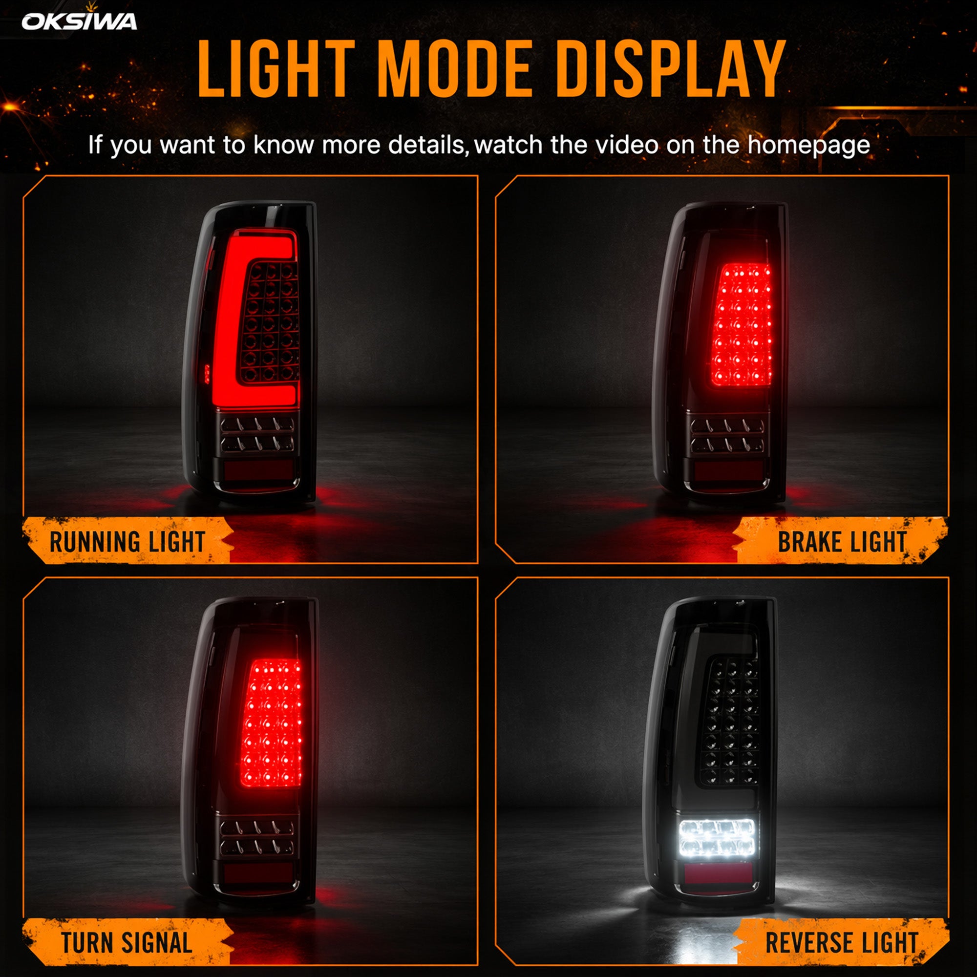 LED Tail Light for 2003–2006 Chevy Silverado-2