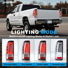 LED Tail Light for 2003–2006 Chevy Silverado,Plug and play-2