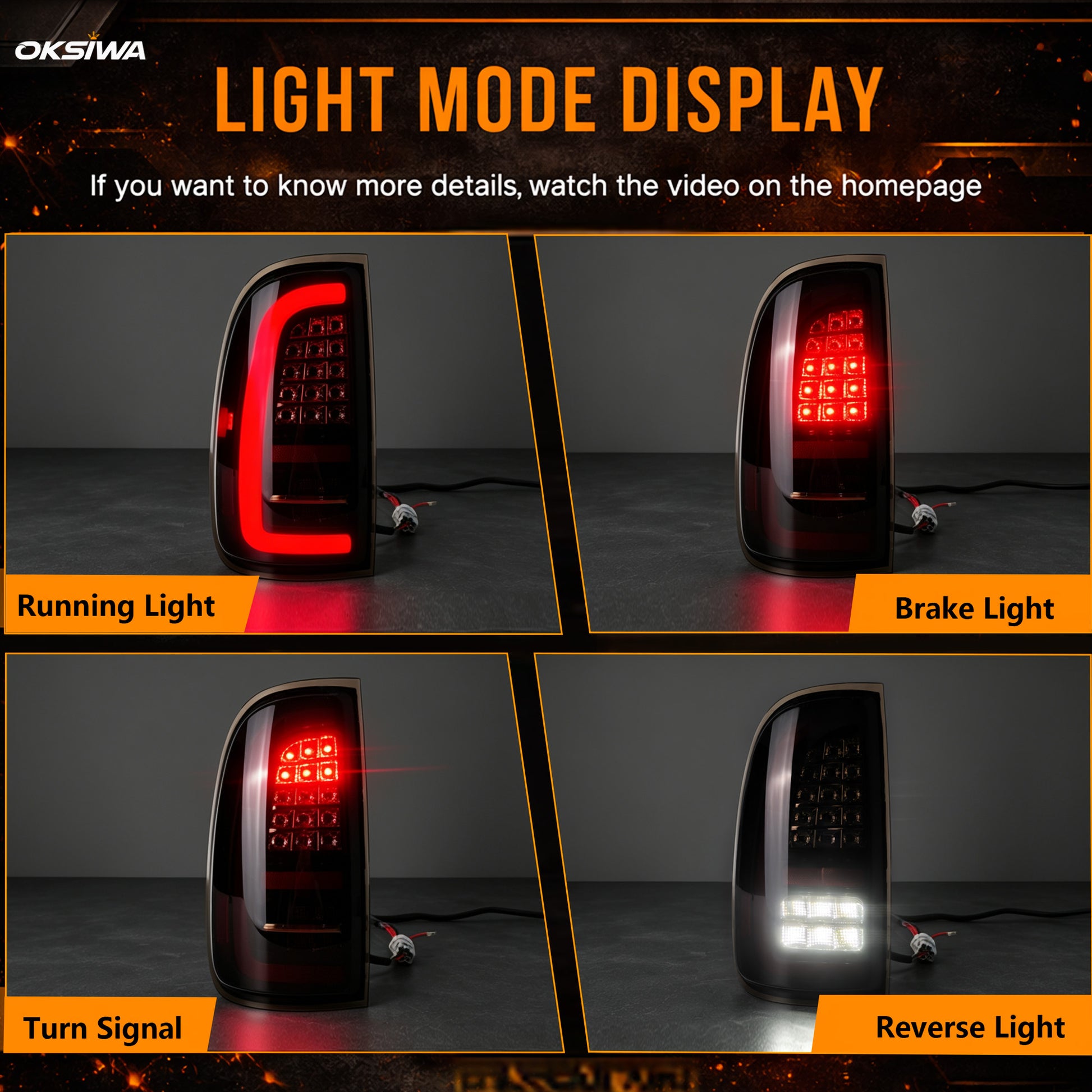 Sequential LED Tail Lights for 2000-2006 Toyota Tundra Plug & Play-2