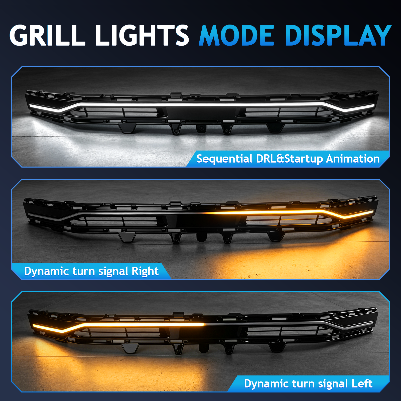 Sequential LED Grille Light for 2025–2026 Toyota Camry SE/XSE