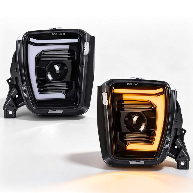 DOT Approved Sequential LED Fog Lights with Startup Animation for 2013-2018 Ram 1500 Clear Lens IP67 Waterproof Plug & Play 1 Pair-8