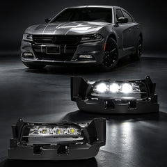 DOT Approved LED Fog Light for 2015–2022 Dodge Charger / Charger SXT, 1 Pair-1