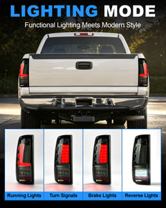 LED Tail Light for 2003–2006 Chevy Silverado,Plug and play-2