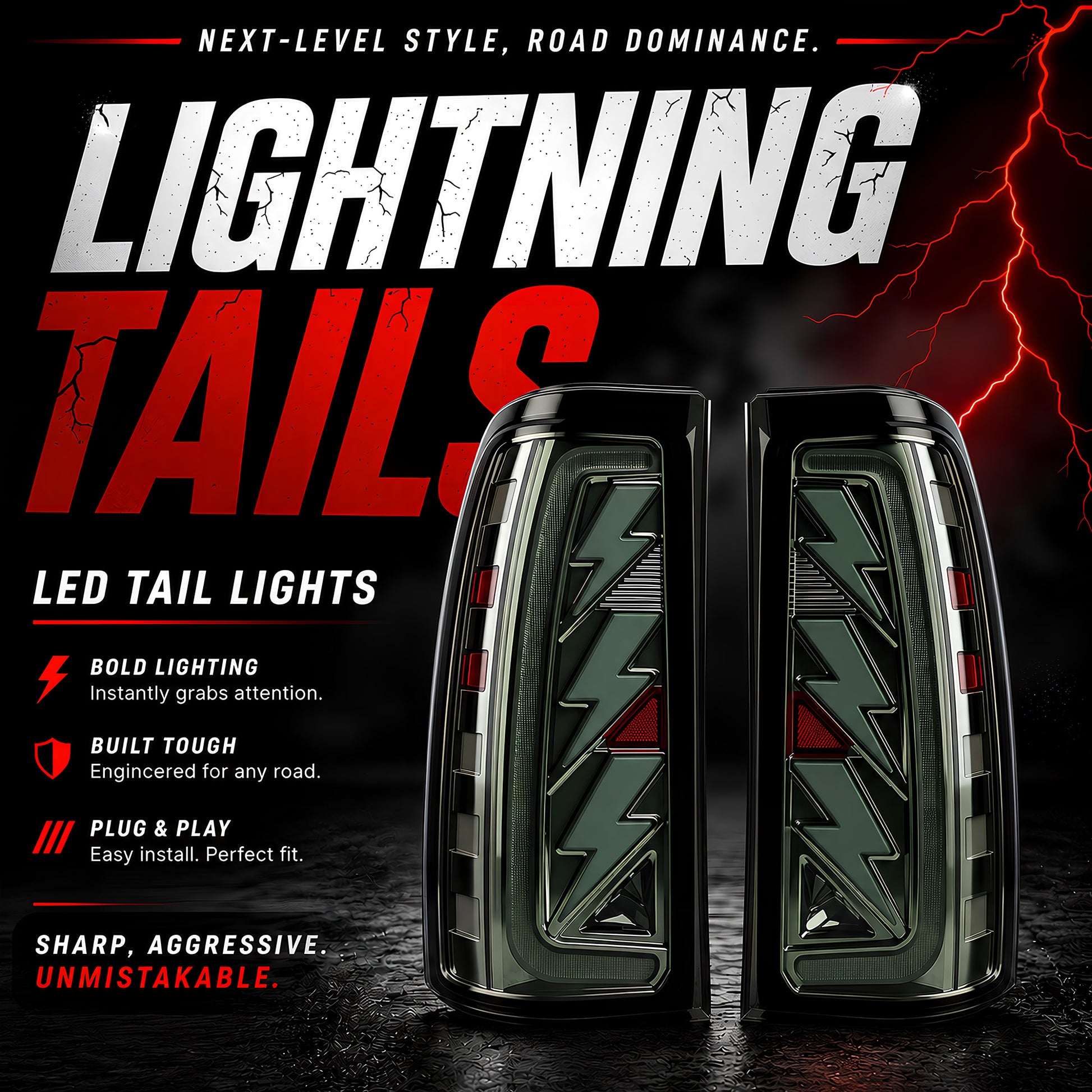 Sequential LED Tail Light for 1999–2002 Chevy Silverado & 1999–2006 GMC Sierra-6
